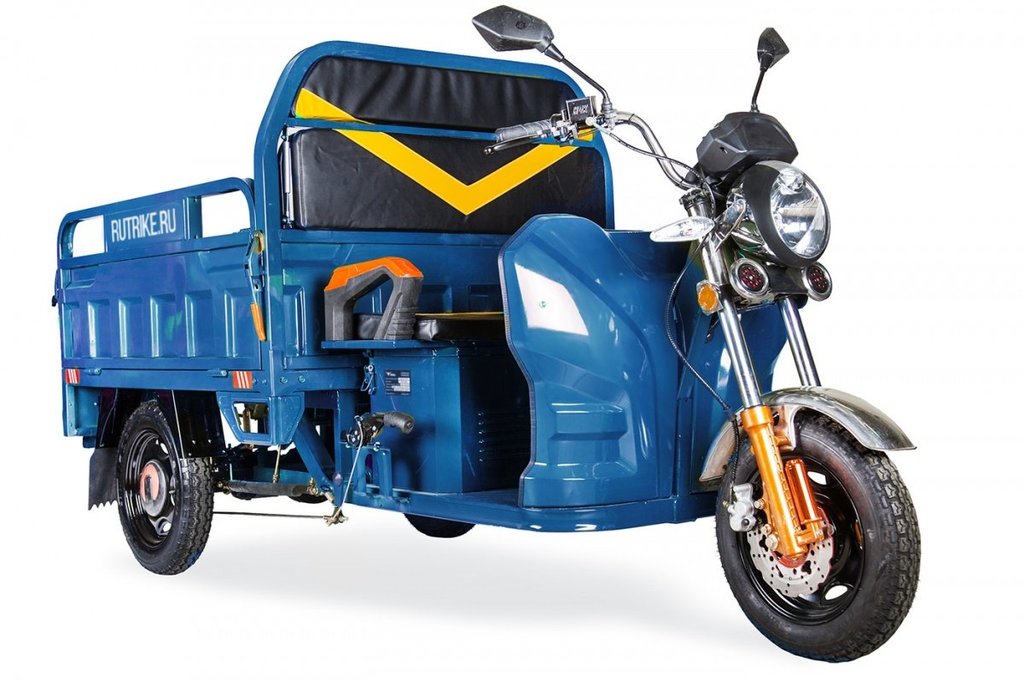 купить грузовой электротрицикл rutrike дукат 1300 60v1000w (синий-2066) в Пскове