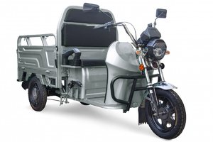 купить грузовой электротрицикл rutrike вояж к1 1200 60v800w (серебристый-2243) в Пскове