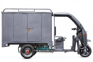 купить грузовой электротрицикл rutrike карго 1800 60v1000w (темно-серый-2116) в Пскове