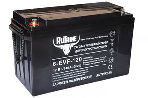 купить тяговый гелевый аккумулятор rutrike 6-evf-120 (12v120a/h c3) в Пскове