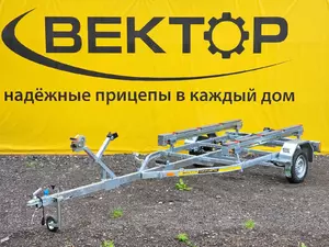 купить одноосный прицеп для водной техники без тормоза с универсальными ложементами лав 81014a в Пскове