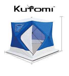 купить палатка куб kutomi трехслойная (сине-белая) сt-2102а (220/220/215) оксфорд в Пскове
