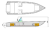 купить алюминиевая моторная лодка wyatboat-390у 2 консоли в Пскове