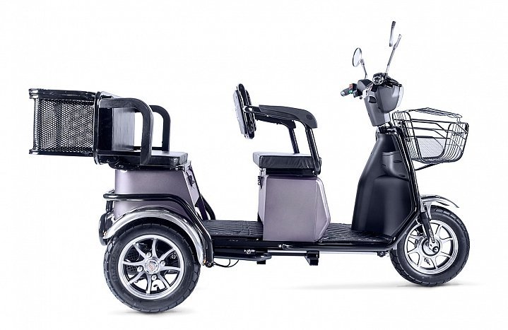 купить трицикл rutrike s2 l1 трансформер, электропривод (серый-1298) в Пскове