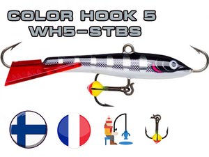 купить балансир rapala jigging rap color hook 5 wh5-stbs в Пскове