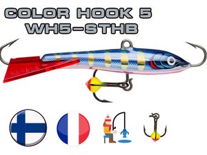 купить балансир rapala jigging rap color hook 5 wh5-sthb в Пскове