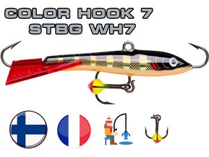 купить балансир rapala jigging rap color hook 7 stbg wh7 в Пскове