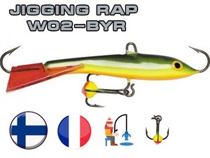 купить балансир rapala jigging rap w02-byr в Пскове