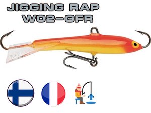 купить балансир rapala jigging rap w02-gfr в Пскове