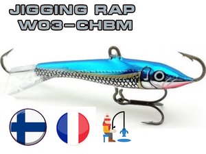 купить балансир rapala jigging rap w03-chbm в Пскове