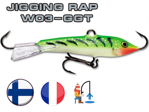 купить балансир rapala jigging rap w03-ggt в Пскове