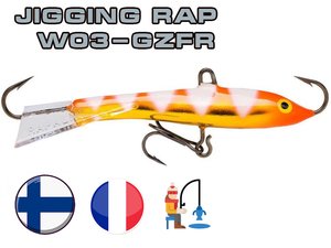 купить балансир rapala jigging rap w03-gzfr в Пскове