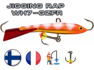 купить балансир rapala jigging rap wh7-gzfr в Пскове