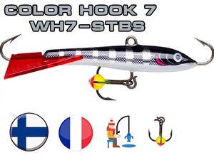 купить балансир rapala jigging rap color hook 7 stbs wh7-stbs в Пскове