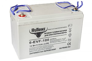 купить тяговый гелевый аккумулятор rutrike 6-evf-100 (12v100a/h c3) в Пскове