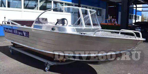 купить моторный алюминиевый катер wyatboat-430 pro в Пскове