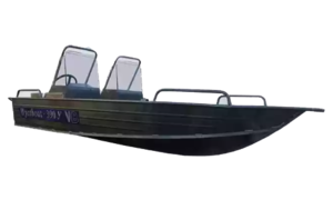купить алюминиевая моторная лодка wyatboat-390у 2 консоли в Пскове