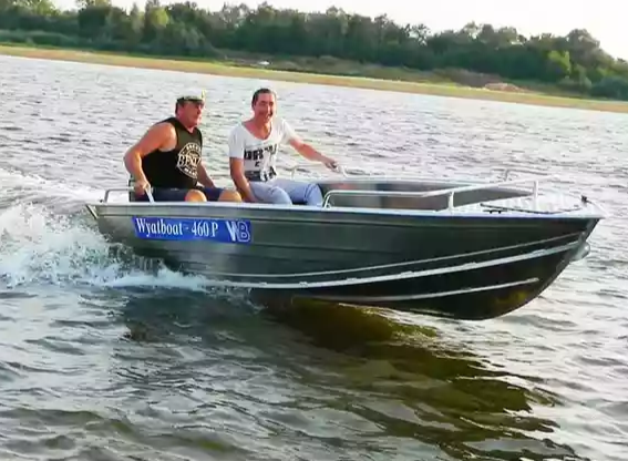 купить алюминиевая моторная лодка wyatboat-460 p в Пскове